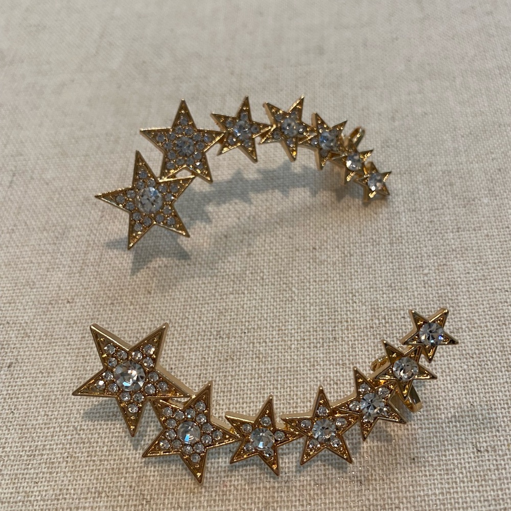 Statement Rhinestone Earring Crawler - image 3